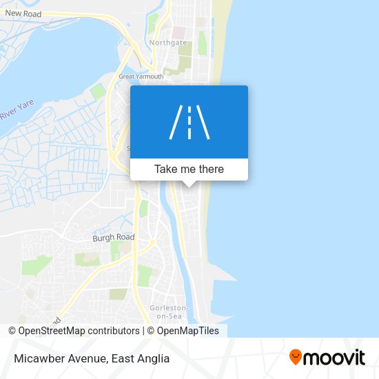 Micawber Avenue map