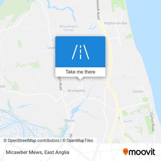 Micawber Mews map