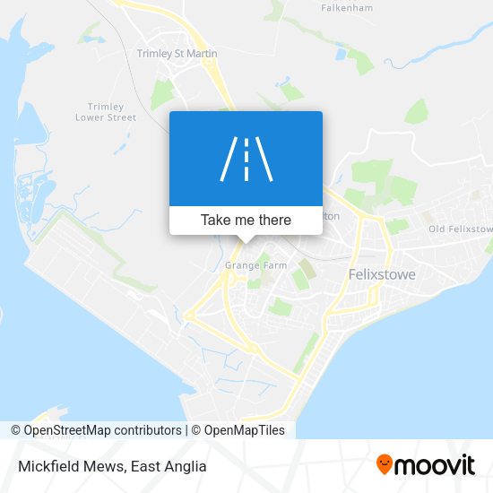 Mickfield Mews map