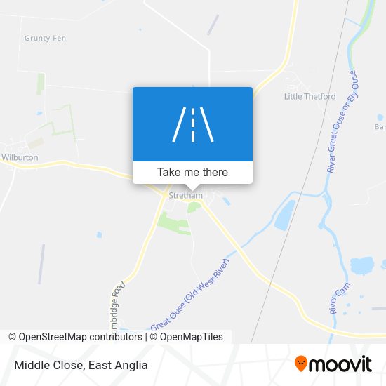 Middle Close map