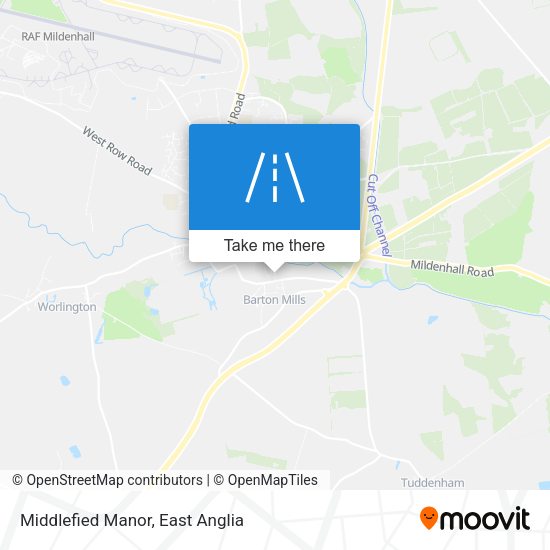 Middlefied Manor map