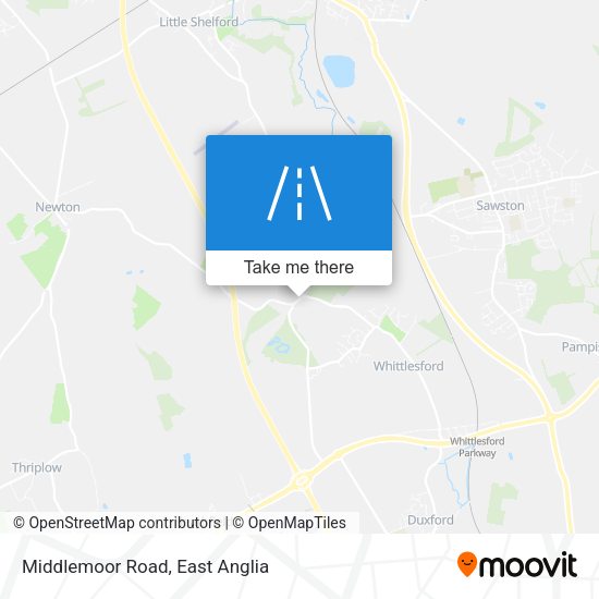 Middlemoor Road map