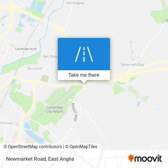 Newmarket Road map