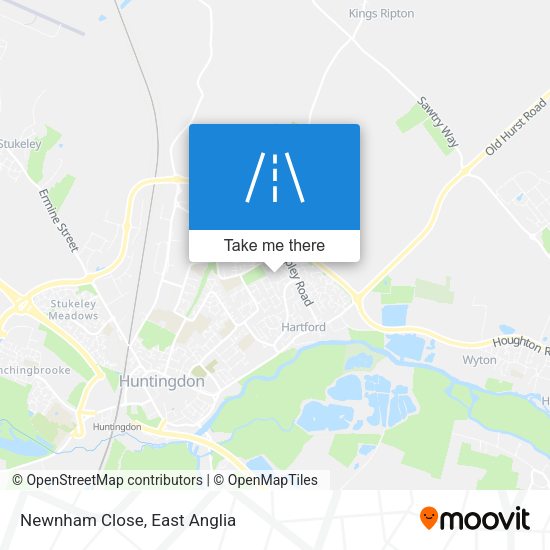Newnham Close map