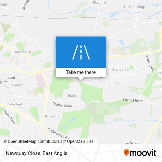 Newquay Close map