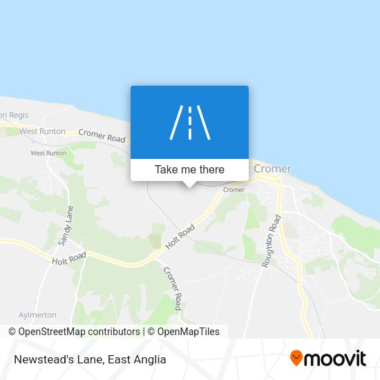 Newstead's Lane map