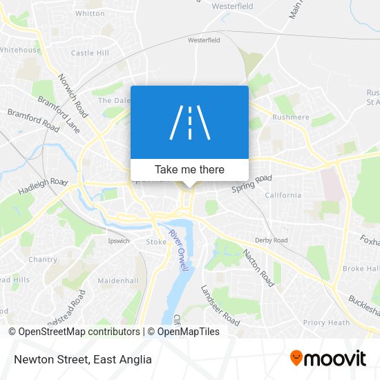 Newton Street map