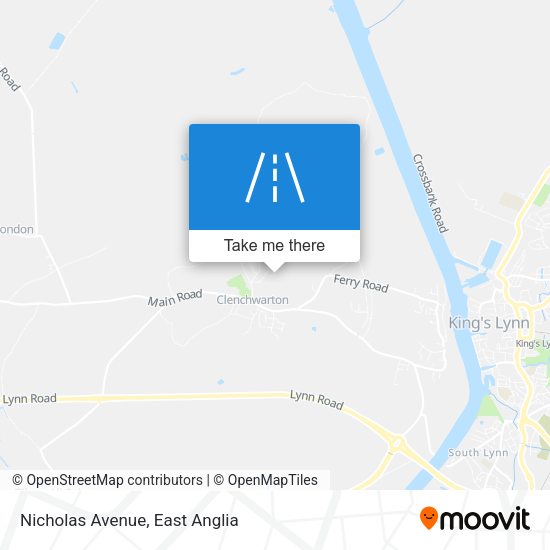Nicholas Avenue map