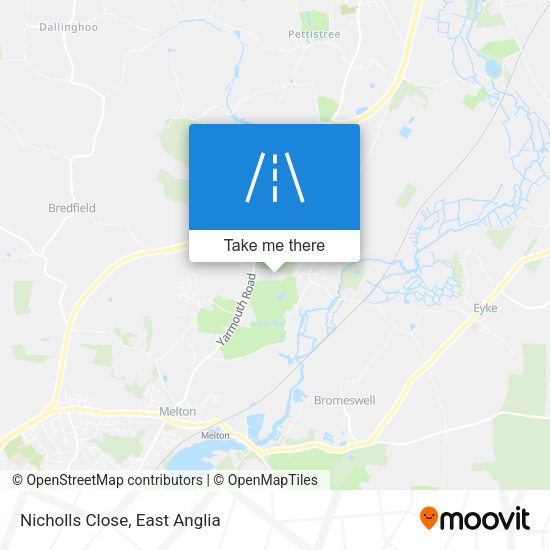 Nicholls Close map