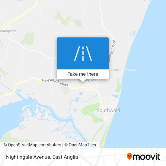 Nightingale Avenue map