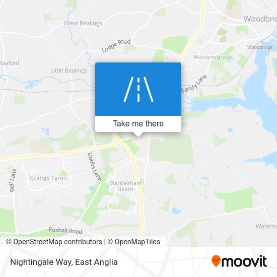 Nightingale Way map