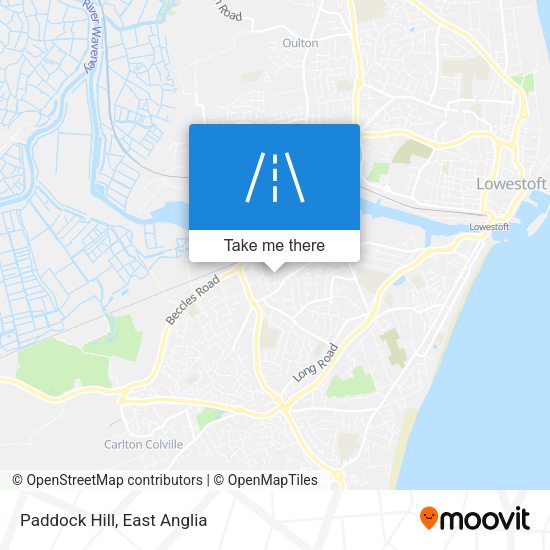 Paddock Hill map