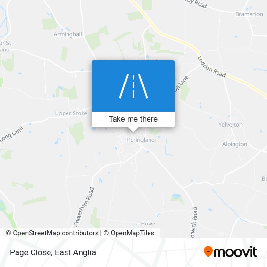 Page Close map