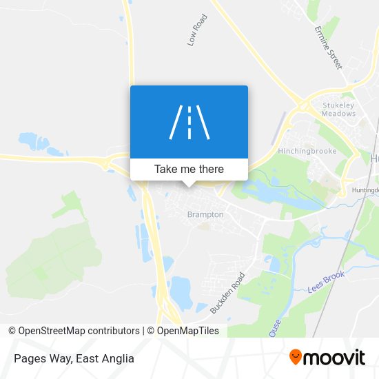 Pages Way map