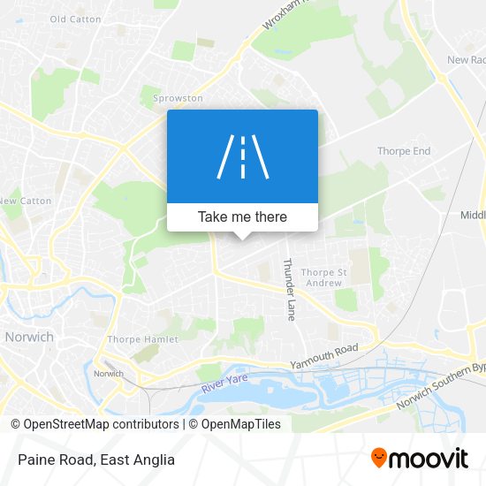 Paine Road map