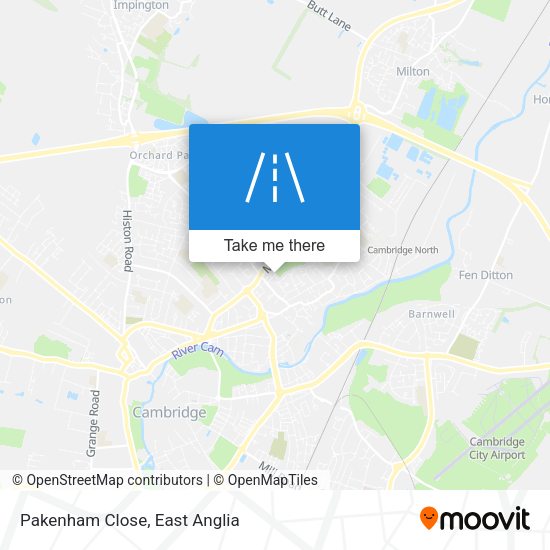Pakenham Close map