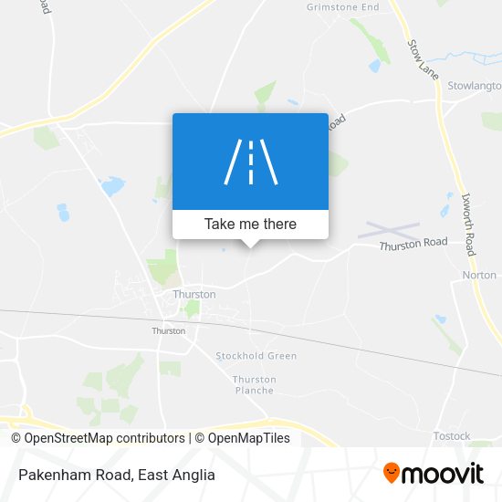 Pakenham Road map