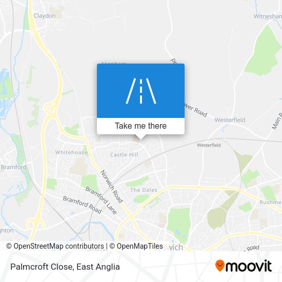 Palmcroft Close map