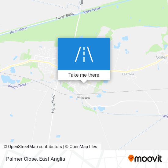 Palmer Close map