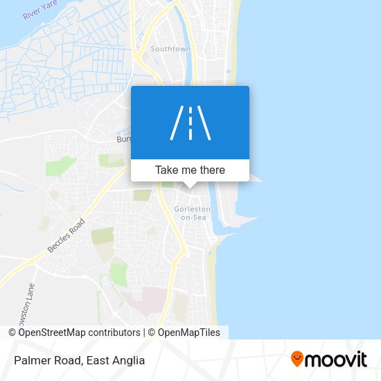 Palmer Road map