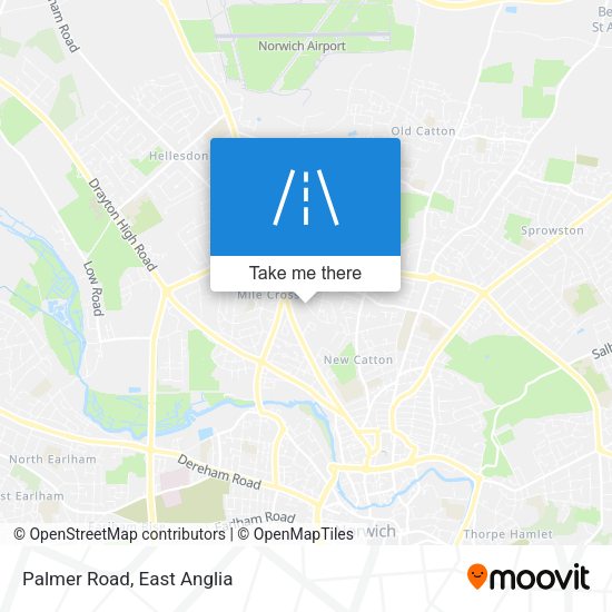 Palmer Road map