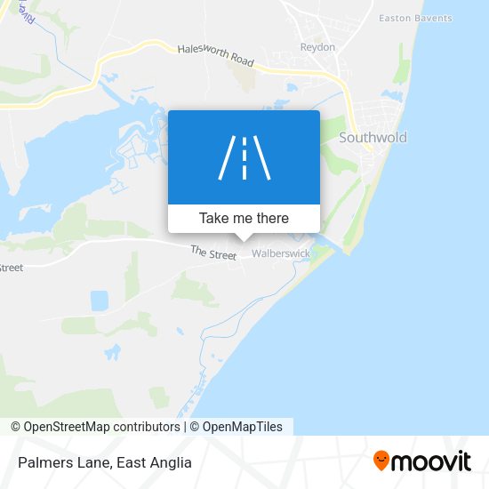 Palmers Lane map