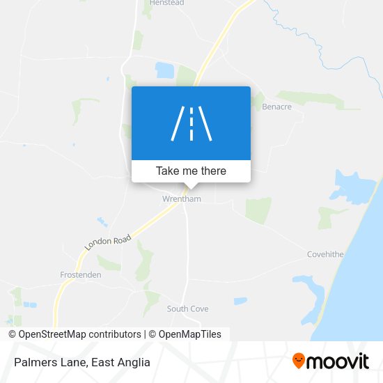 Palmers Lane map