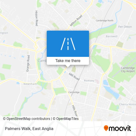 Palmers Walk map