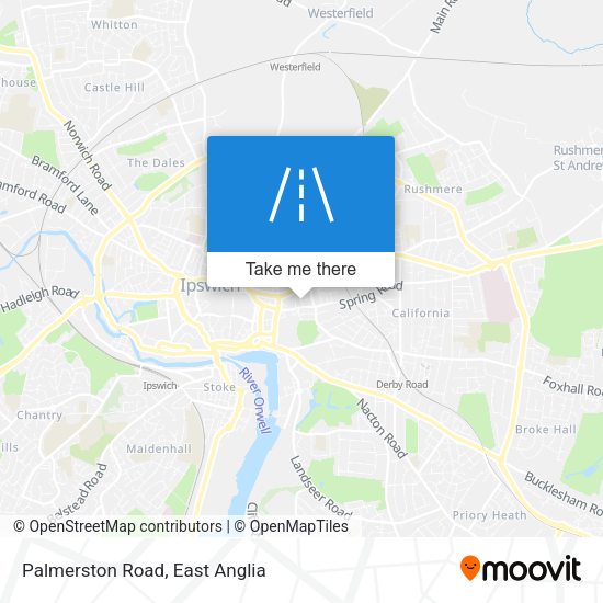Palmerston Road map