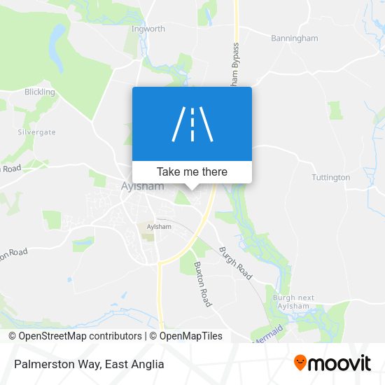 Palmerston Way map