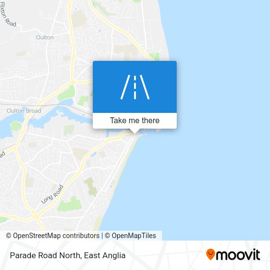 Parade Road North map