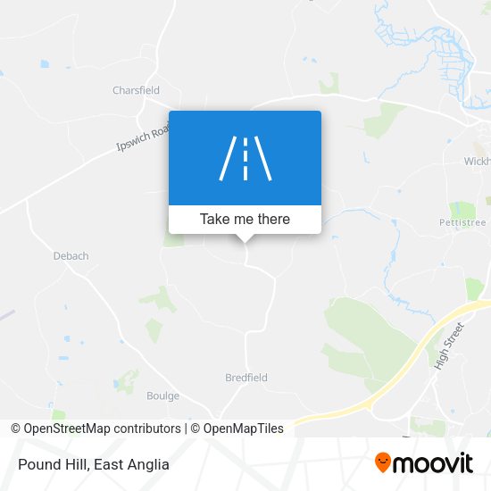 Pound Hill map