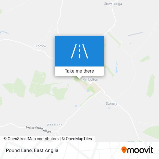 Pound Lane map