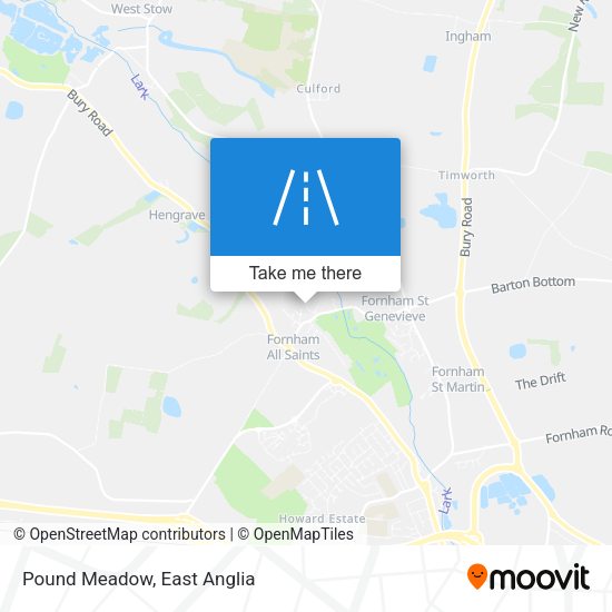 Pound Meadow map