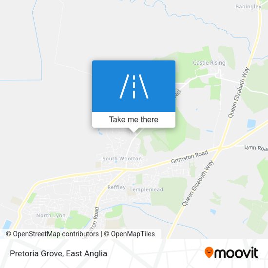Pretoria Grove map