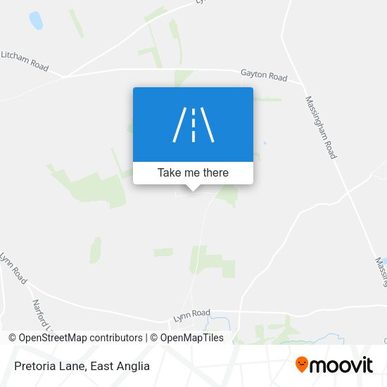 Pretoria Lane map