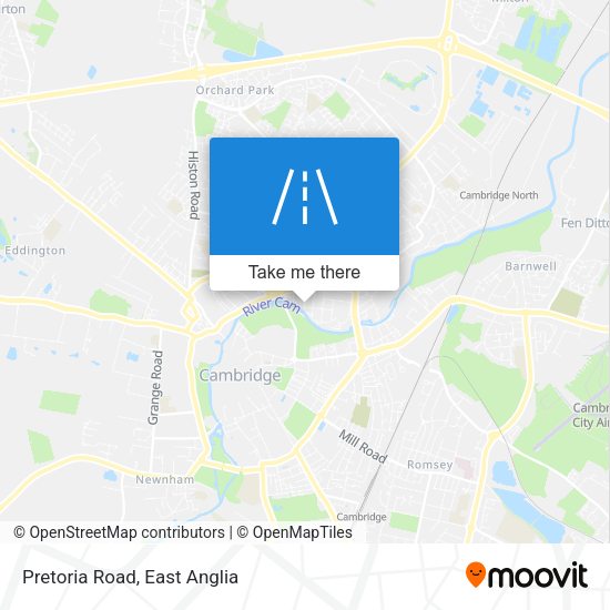 Pretoria Road map