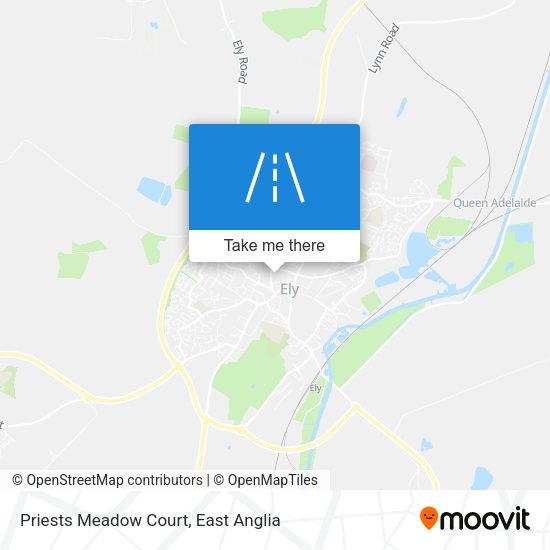 Priests Meadow Court map