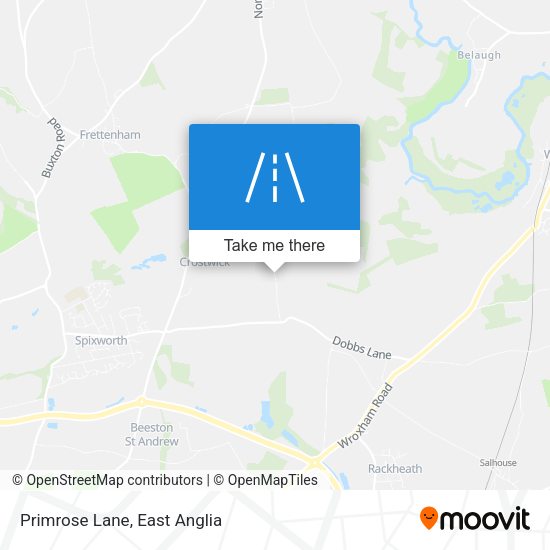Primrose Lane map