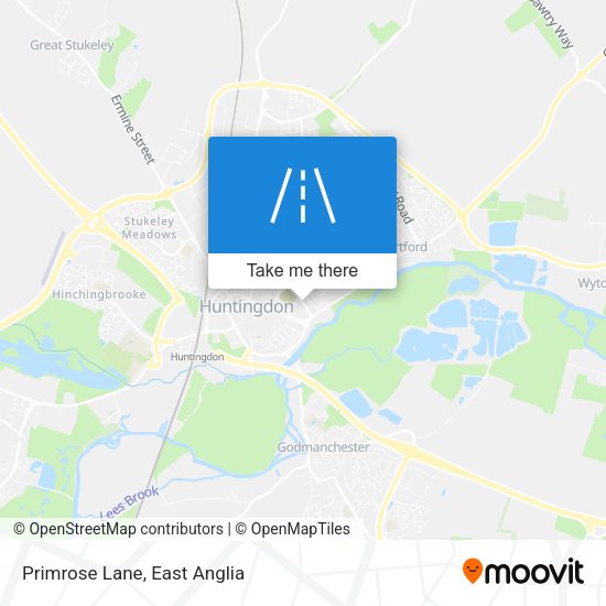 Primrose Lane map