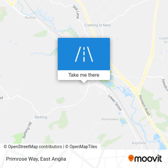 Primrose Way map