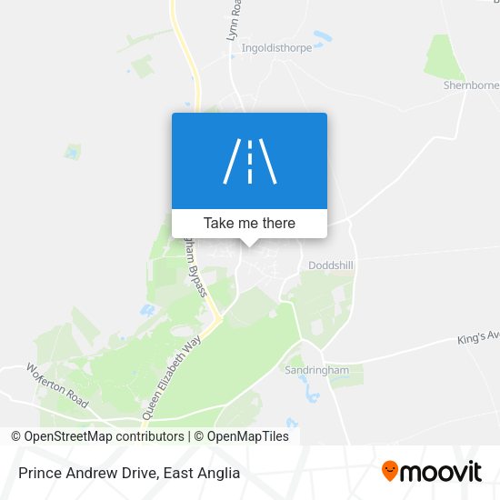 Prince Andrew Drive map