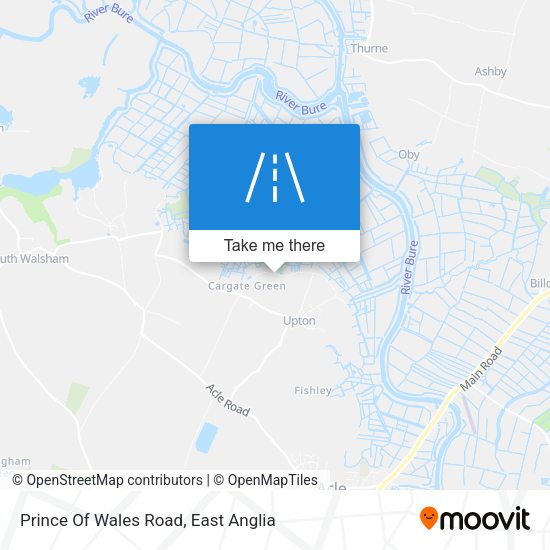 Prince Of Wales Road map