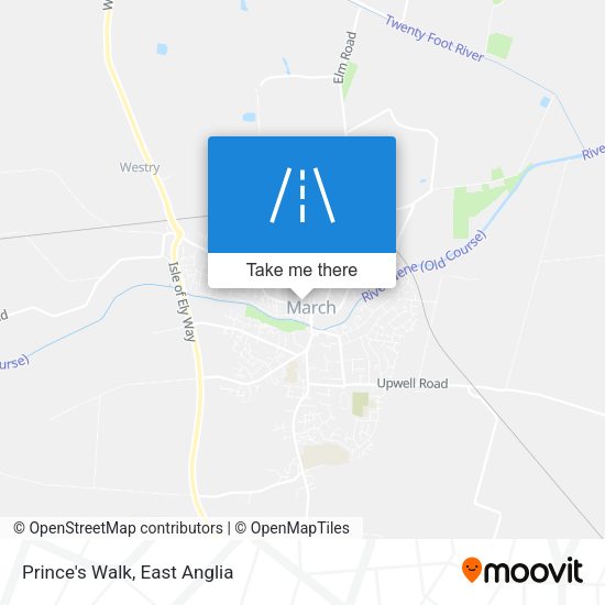 Prince's Walk map