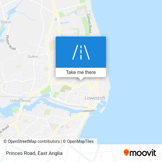 Princes Road map
