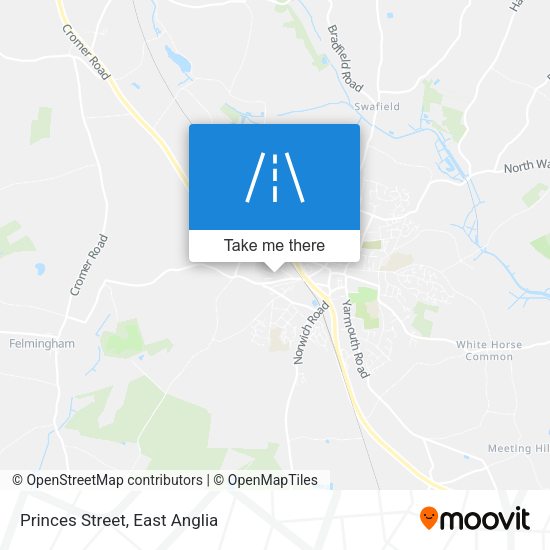 Princes Street map
