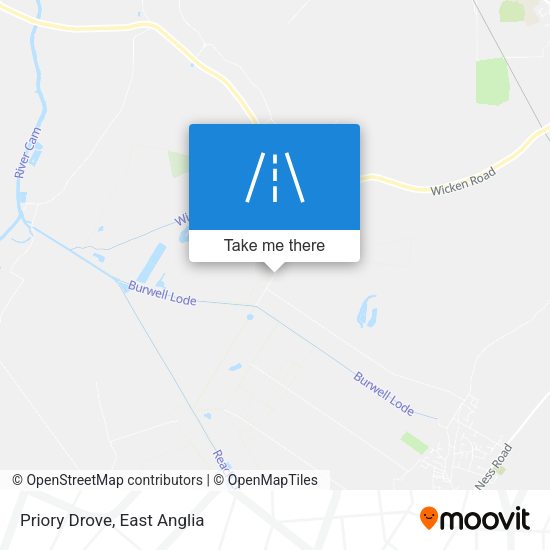 Priory Drove map