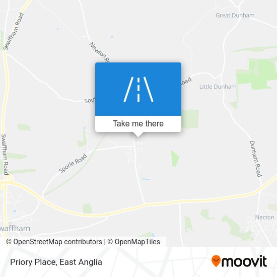Priory Place map