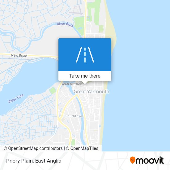 Priory Plain map