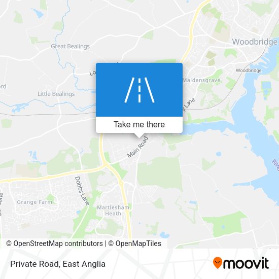 Private Road map